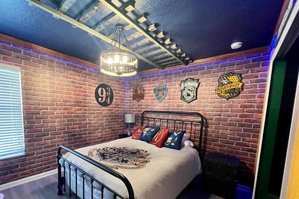 You'll think you're at Hogwarts in our Harry Potter room