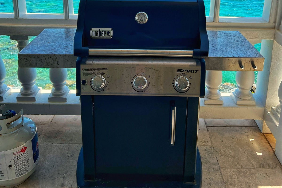 Grill out on the patio with everything set for perfect BBQ evenings.