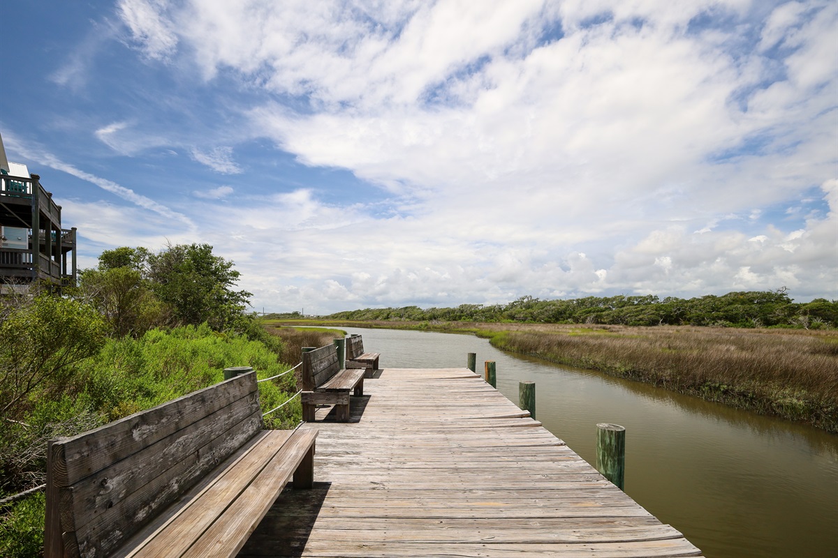 This dock is a poem in itself
