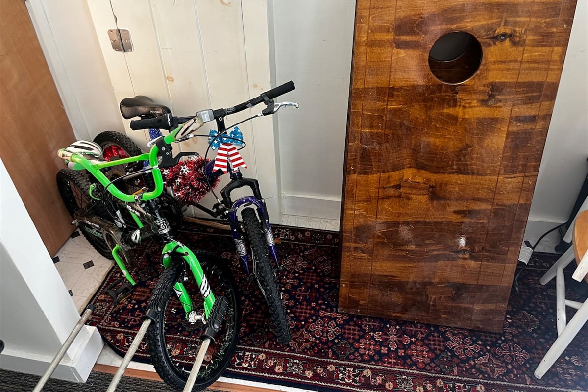 Bikes available for use!