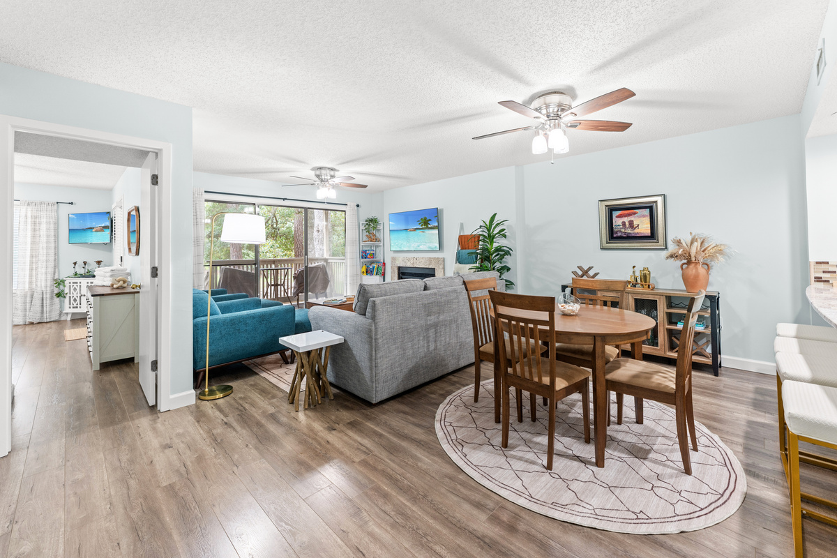 Open concept- Living and Dining space