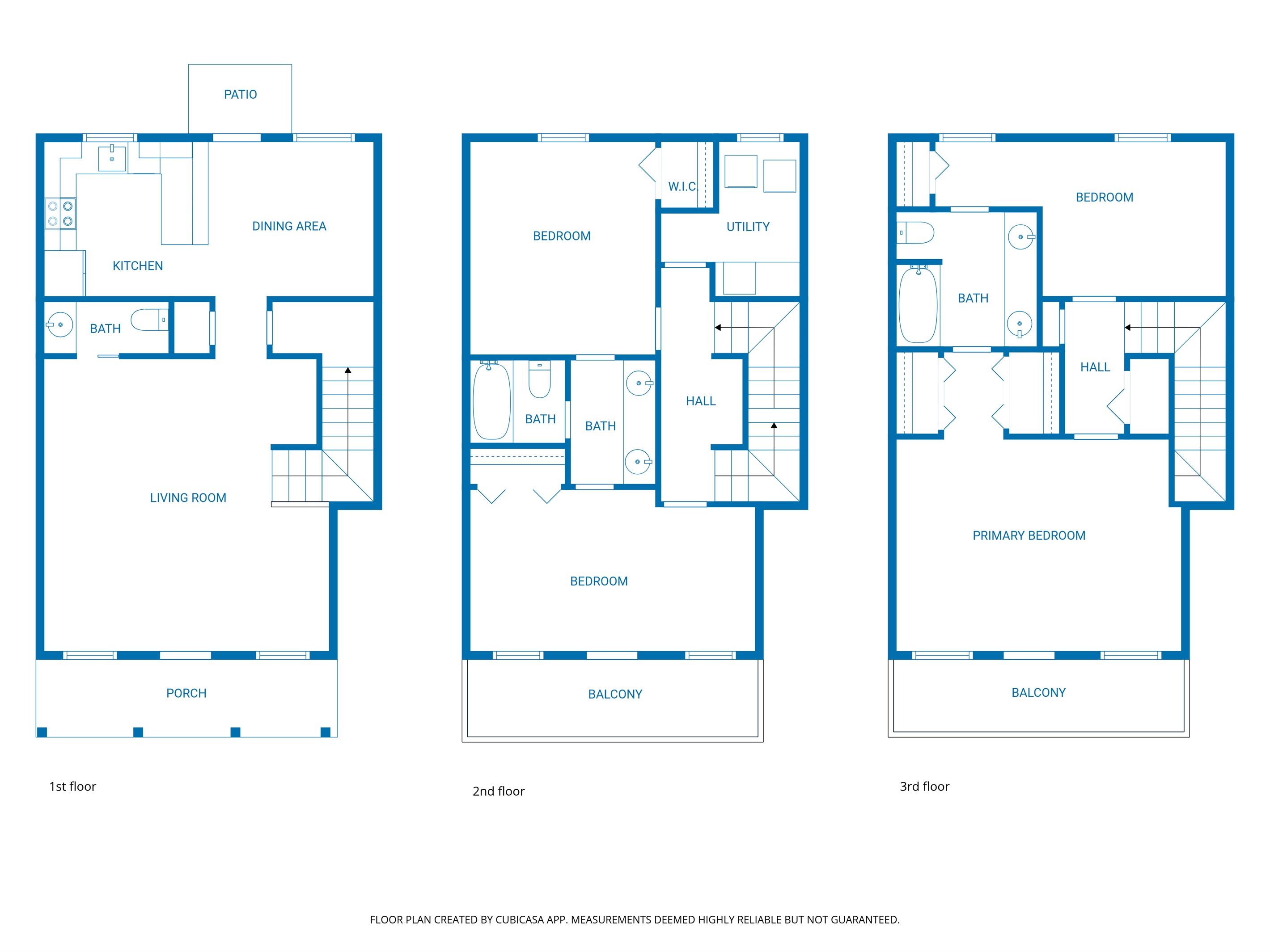 3 Story Floor Plan for 117.