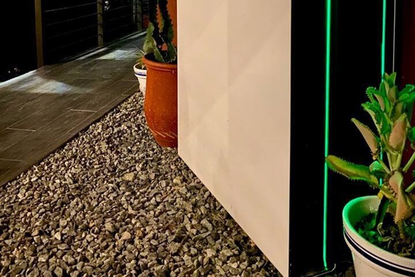 Our house is solar-powered and stores extra energy in the twin Tesla Powerwall.