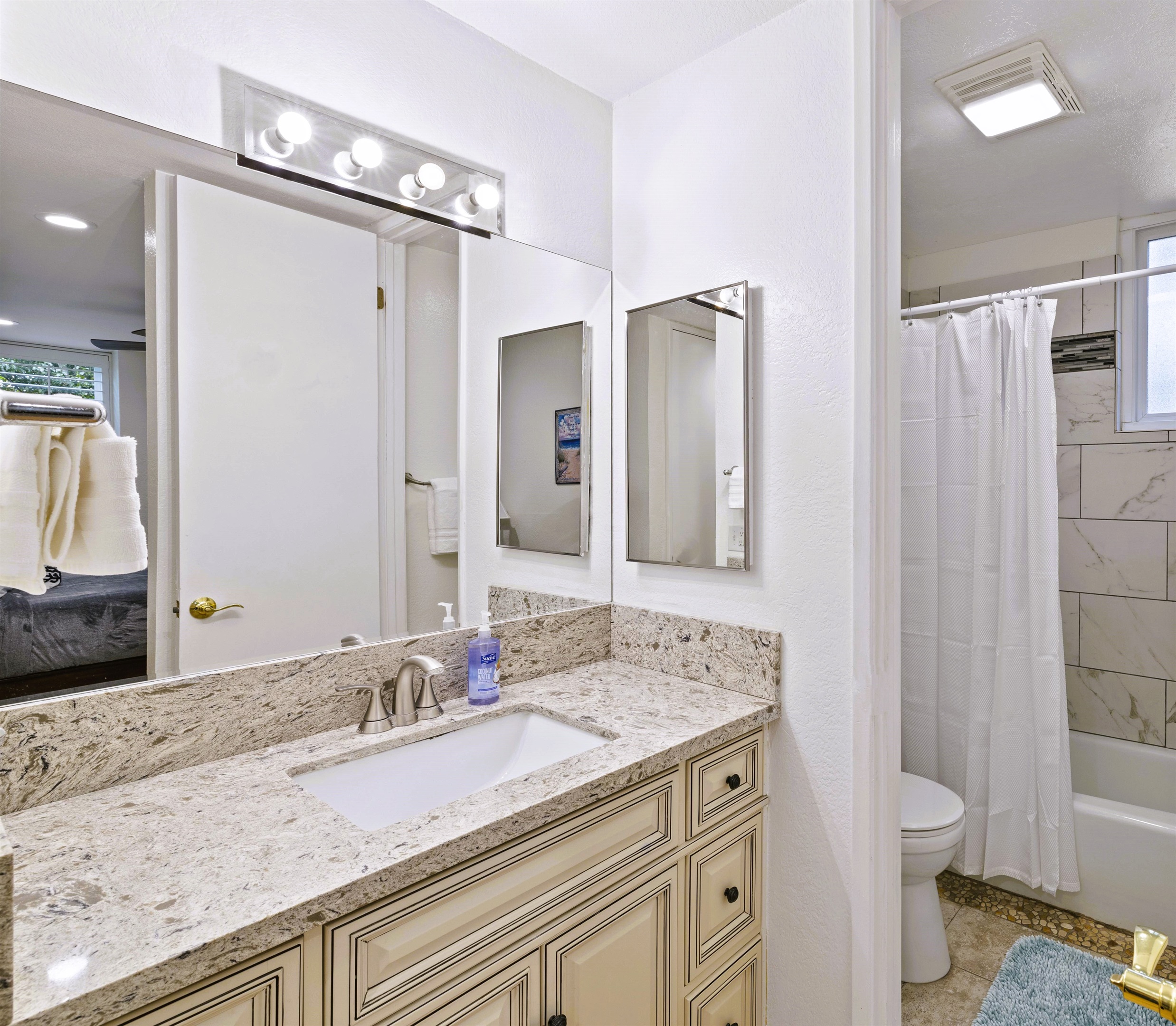 Tub-and-shower combination