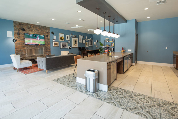 Common room at the complex