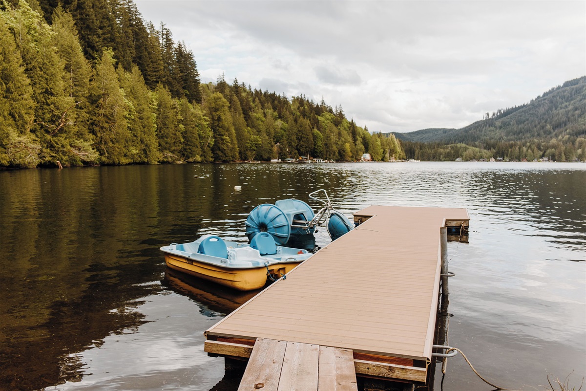 Private dock.