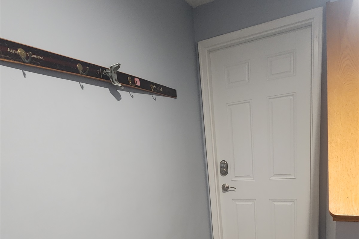 Door to downstairs unit