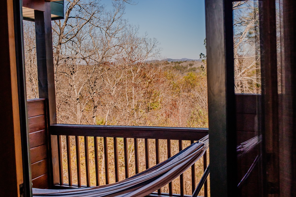 Views from the bedroom and balconies.