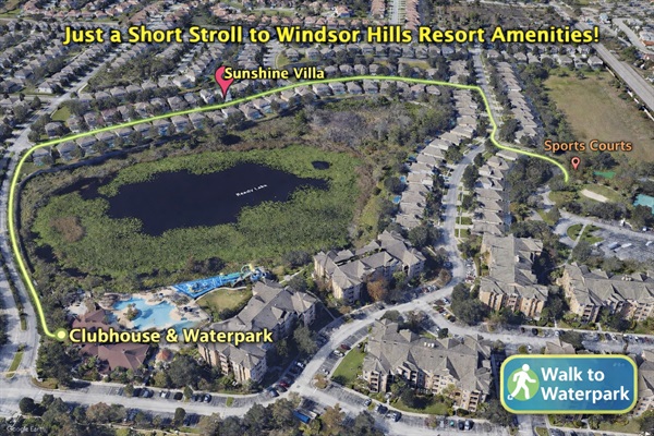 Just a Short Stroll to Windsor Hills Resort Amenities!