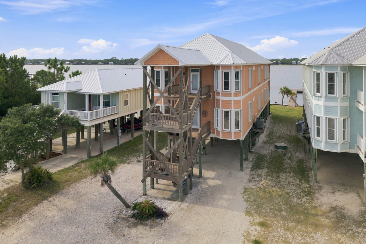 Multi-level coastal home just steps from the water