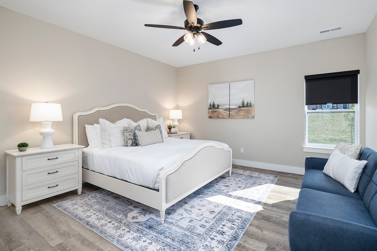 Lower level King with ensuite