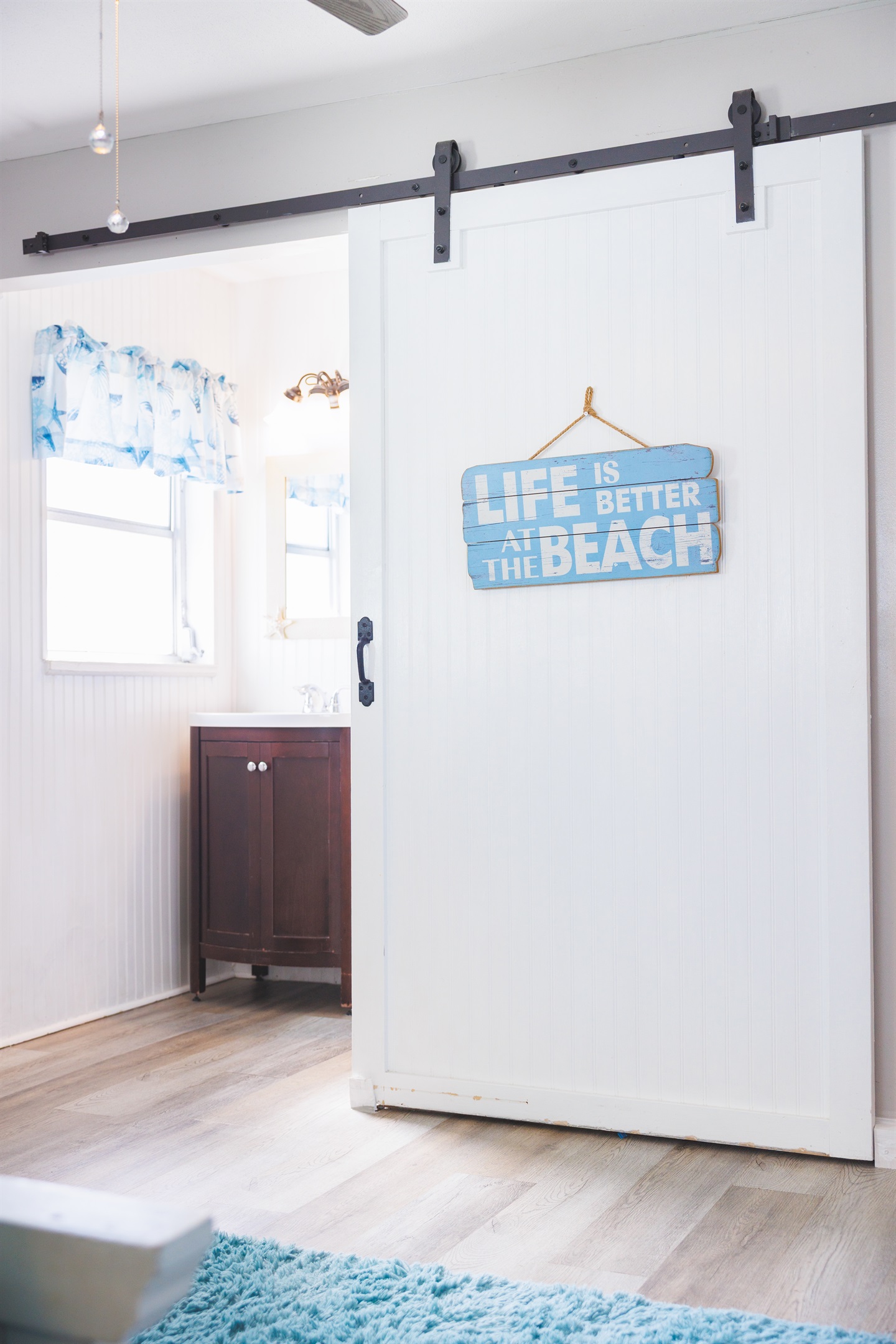 Master Bath Barn Door! (click on pic to see)