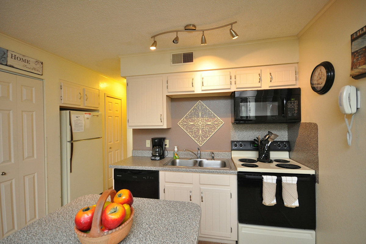 Extra counter space with center island
