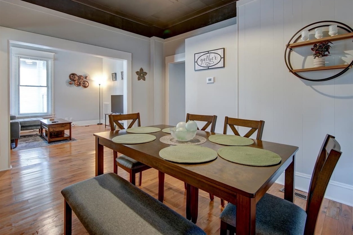 dining & living area