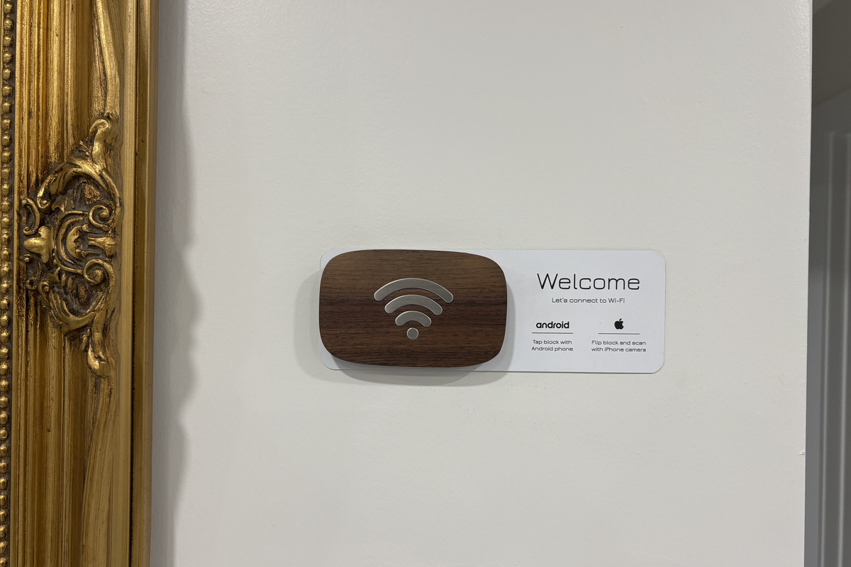 Easy wifi connection, when entering the home