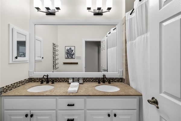 Guest Bathroom located on Top Floor