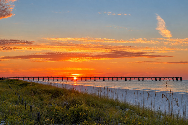 Sunrises are spectacular on Navarre Beach