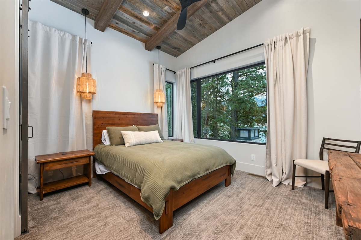 Snuggle up in this warm and cozy bed