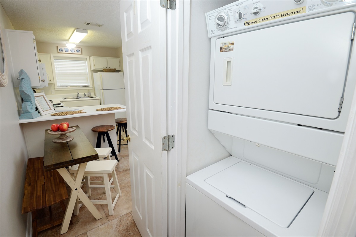 Washer & dryer for convenience