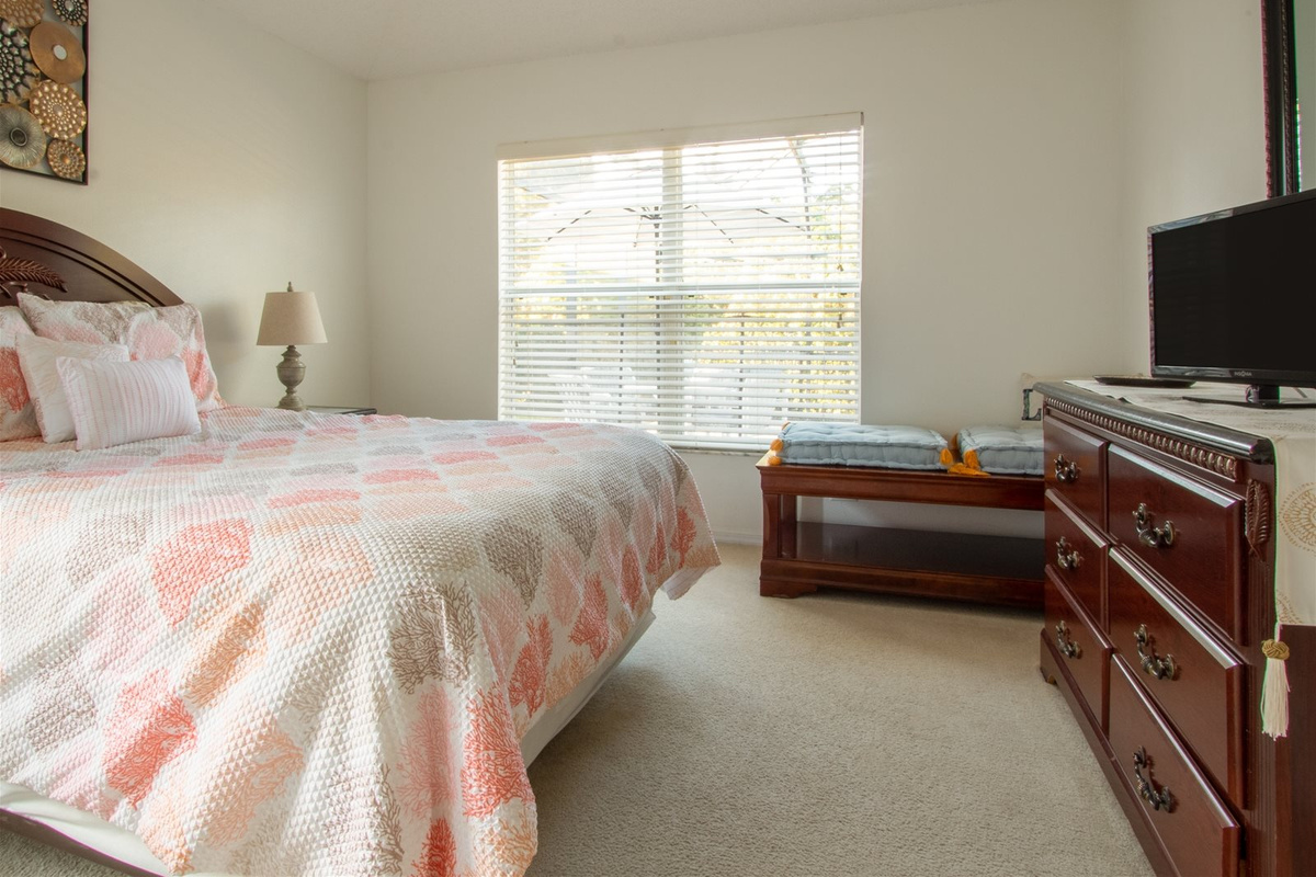 Master Bedroom, TV in every bedroom!