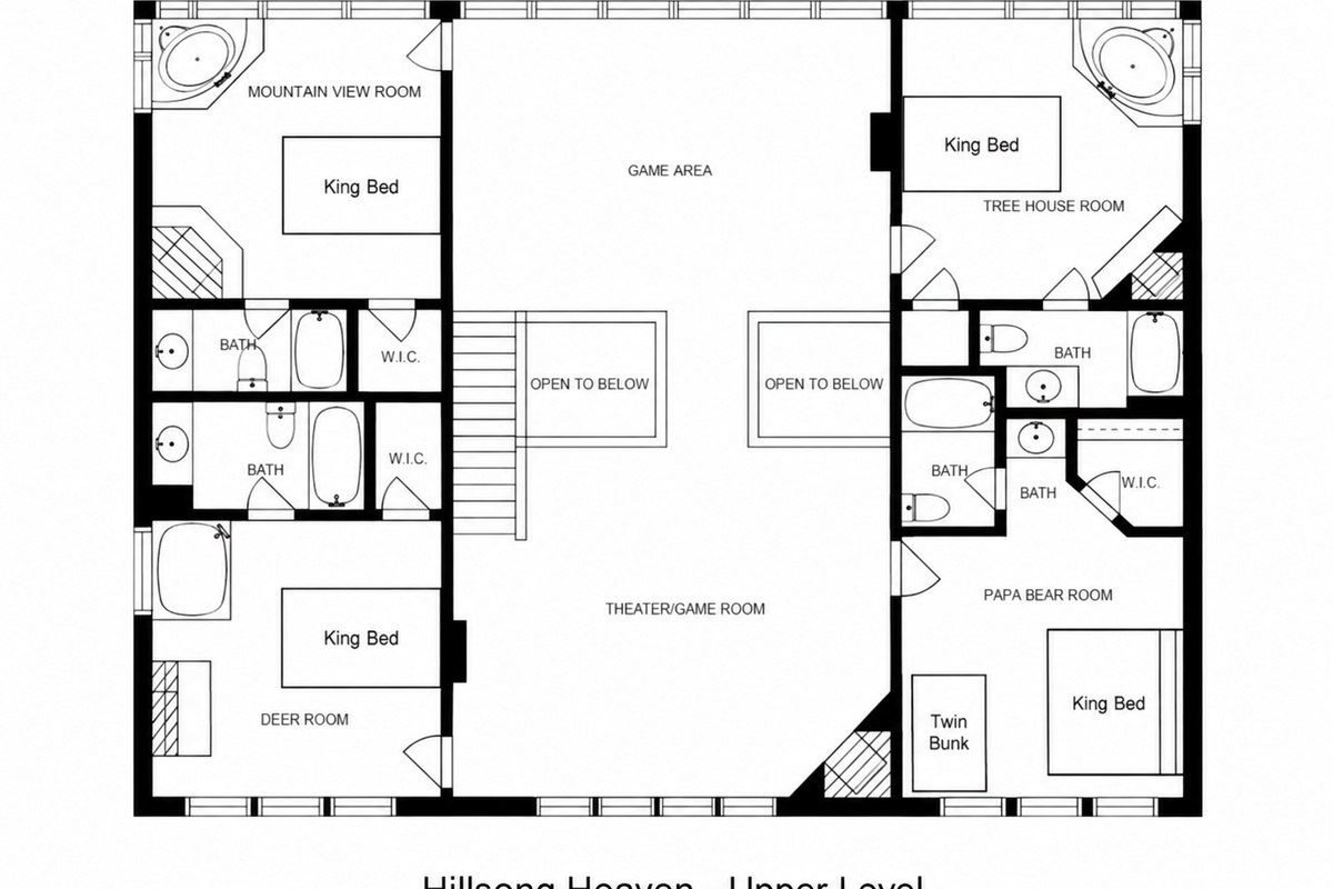 Upper Level Floorplan