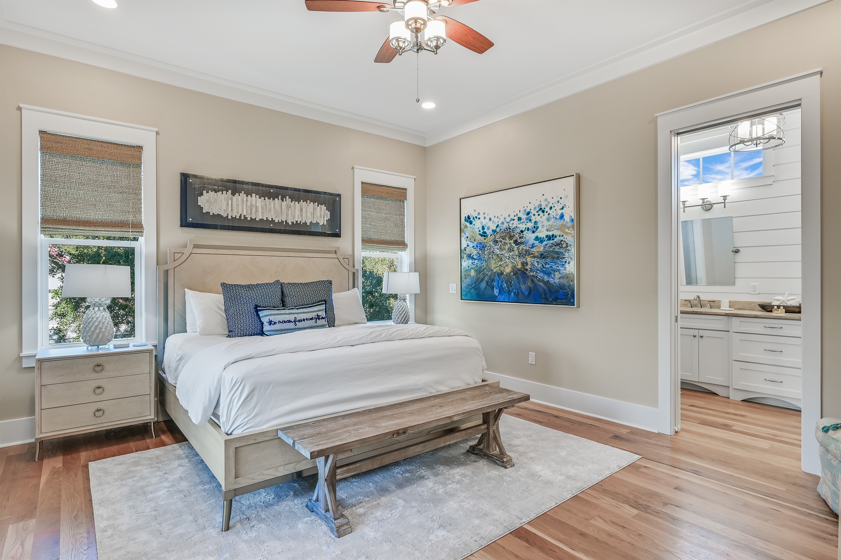 Well Appointed Main Floor Master Suite.