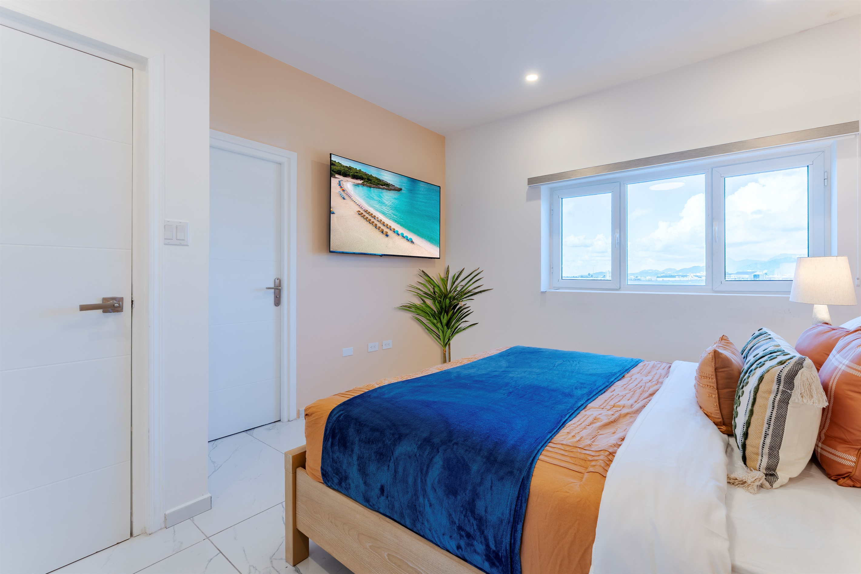 Features a 55" Smart TV and its own private ensuite