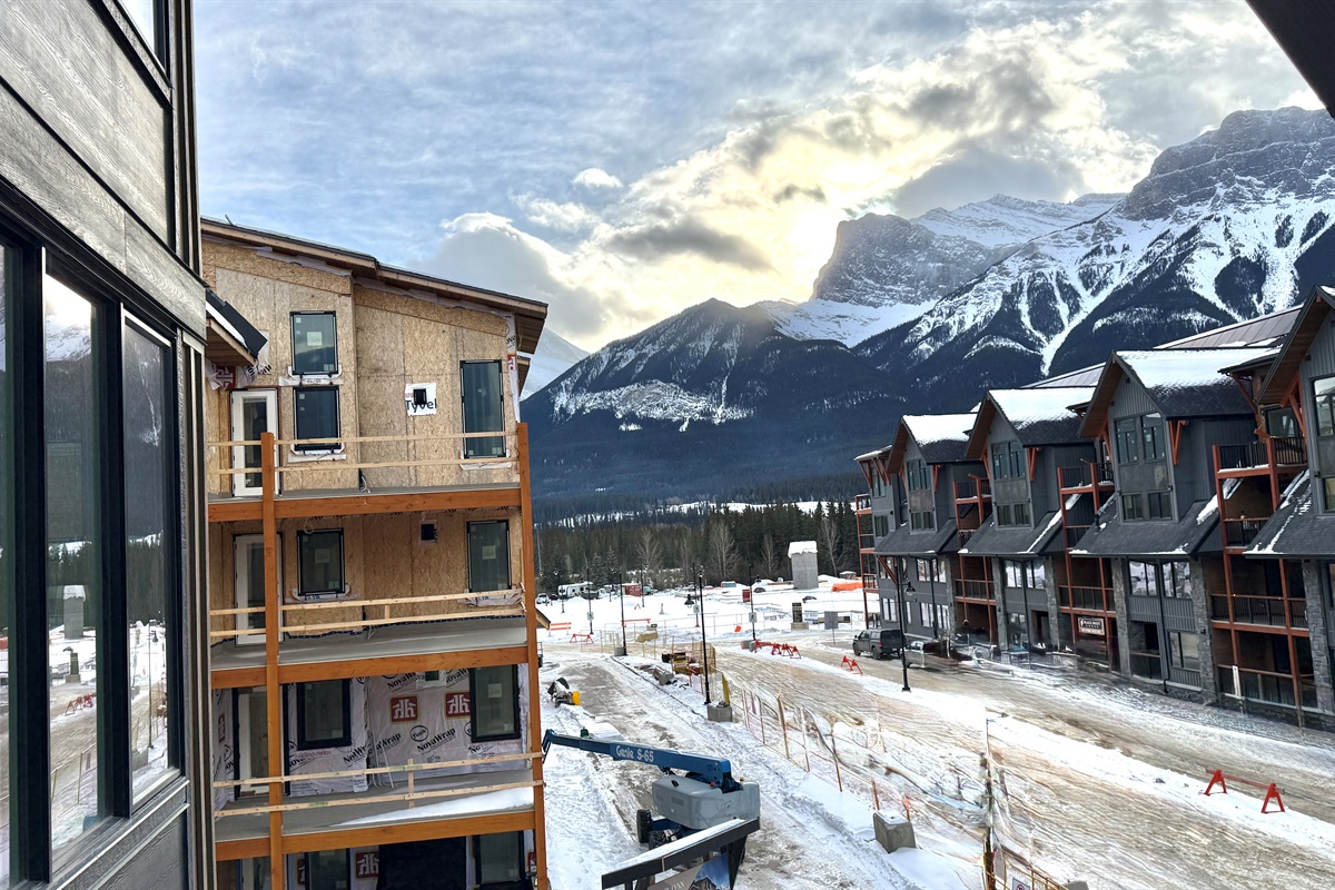 Updated photo of the neighbouring buildings recently finished (right) and next door