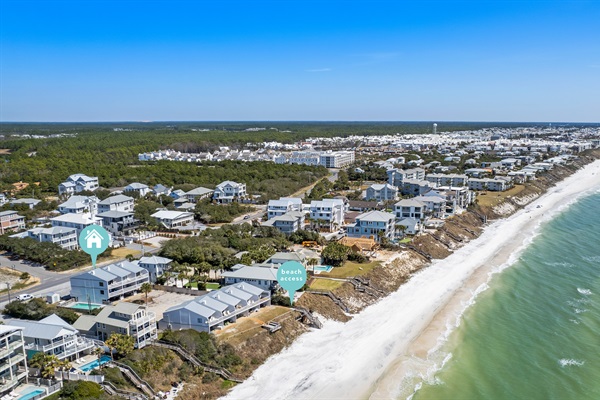 2 miles to Rosemary Beach