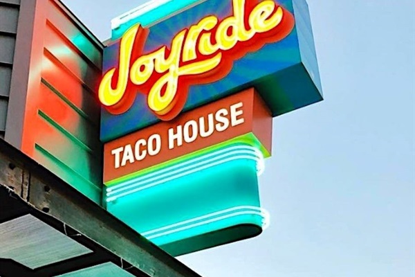 Joyride Taco House 0.3 miles (2 minute drive / 8 minute walk)