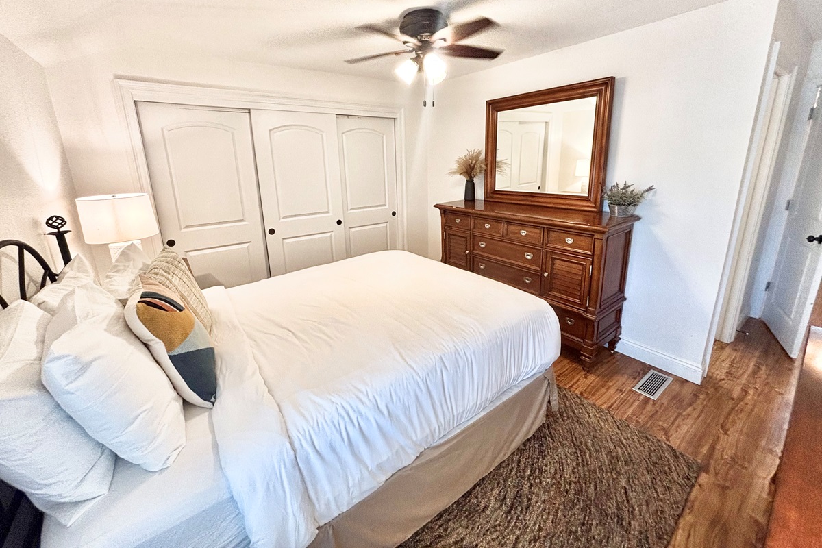 Bedroom #2 with queen bed