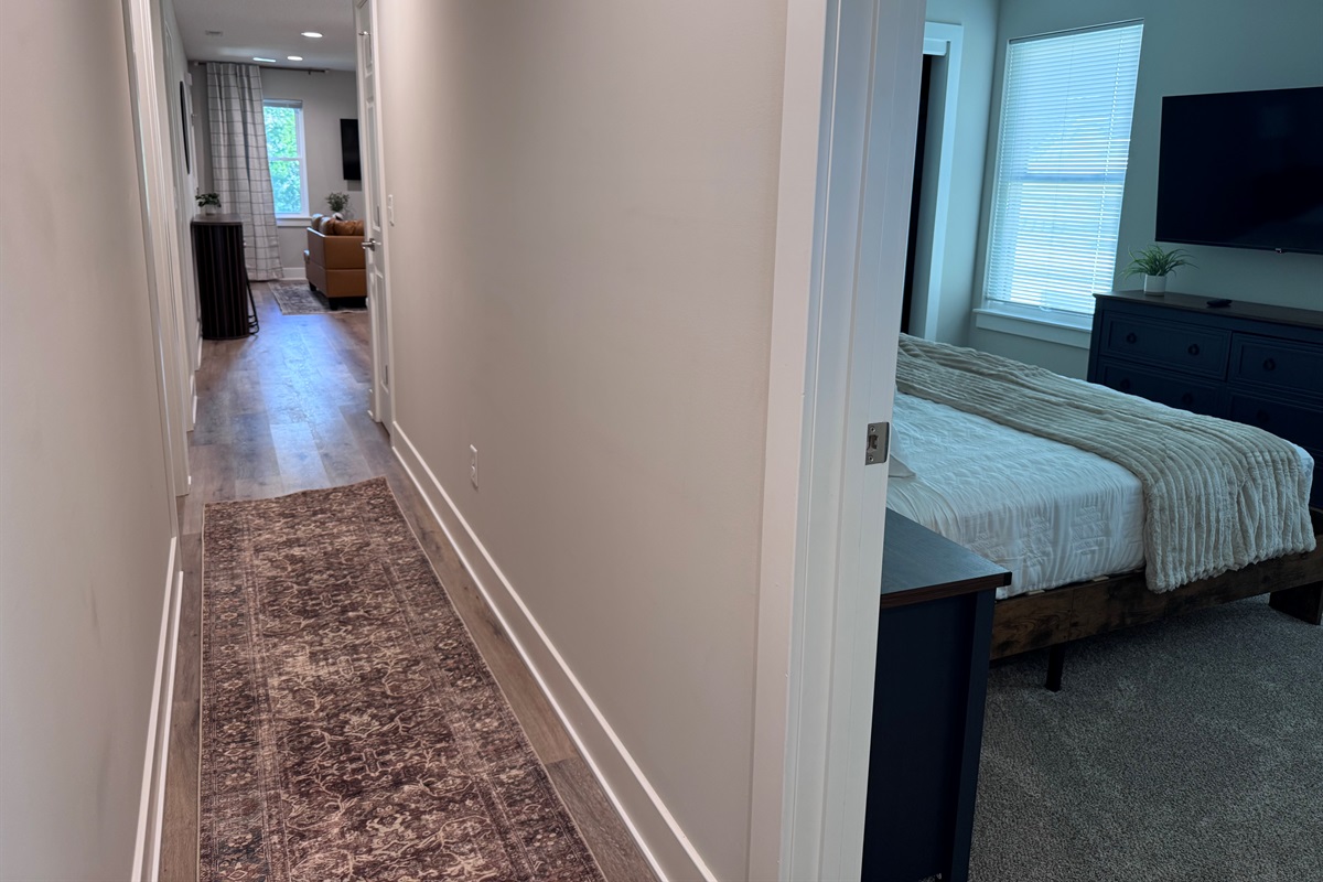 Primary Room and hallway