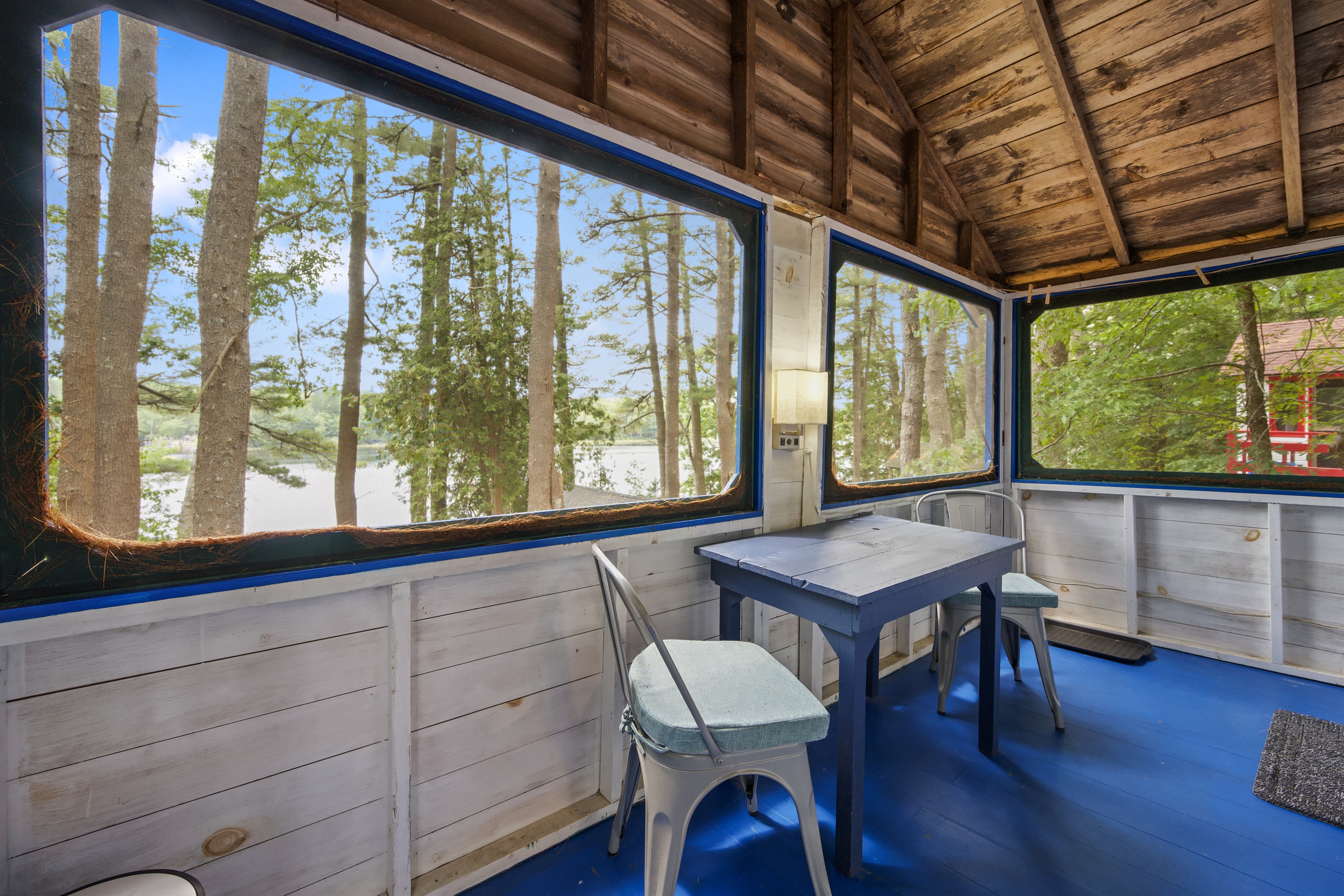Screened Porch and Indoor living