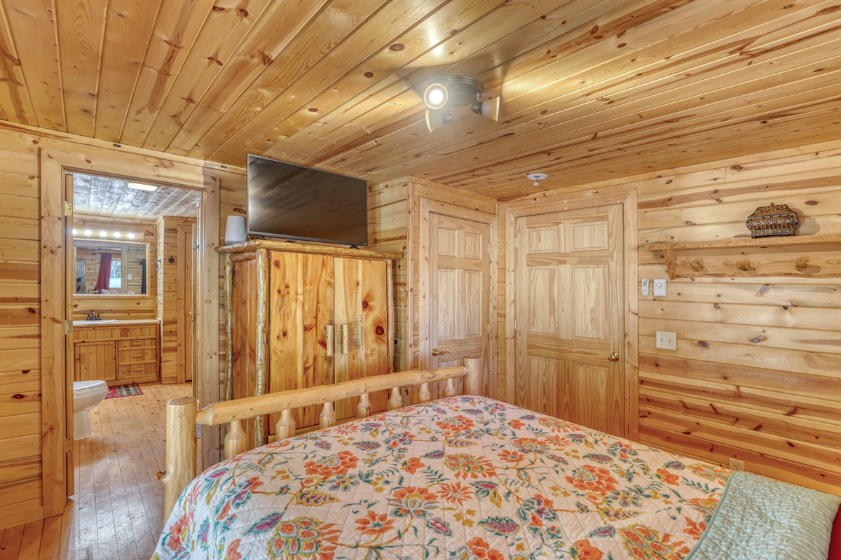 Bedroom 1 with queen bed