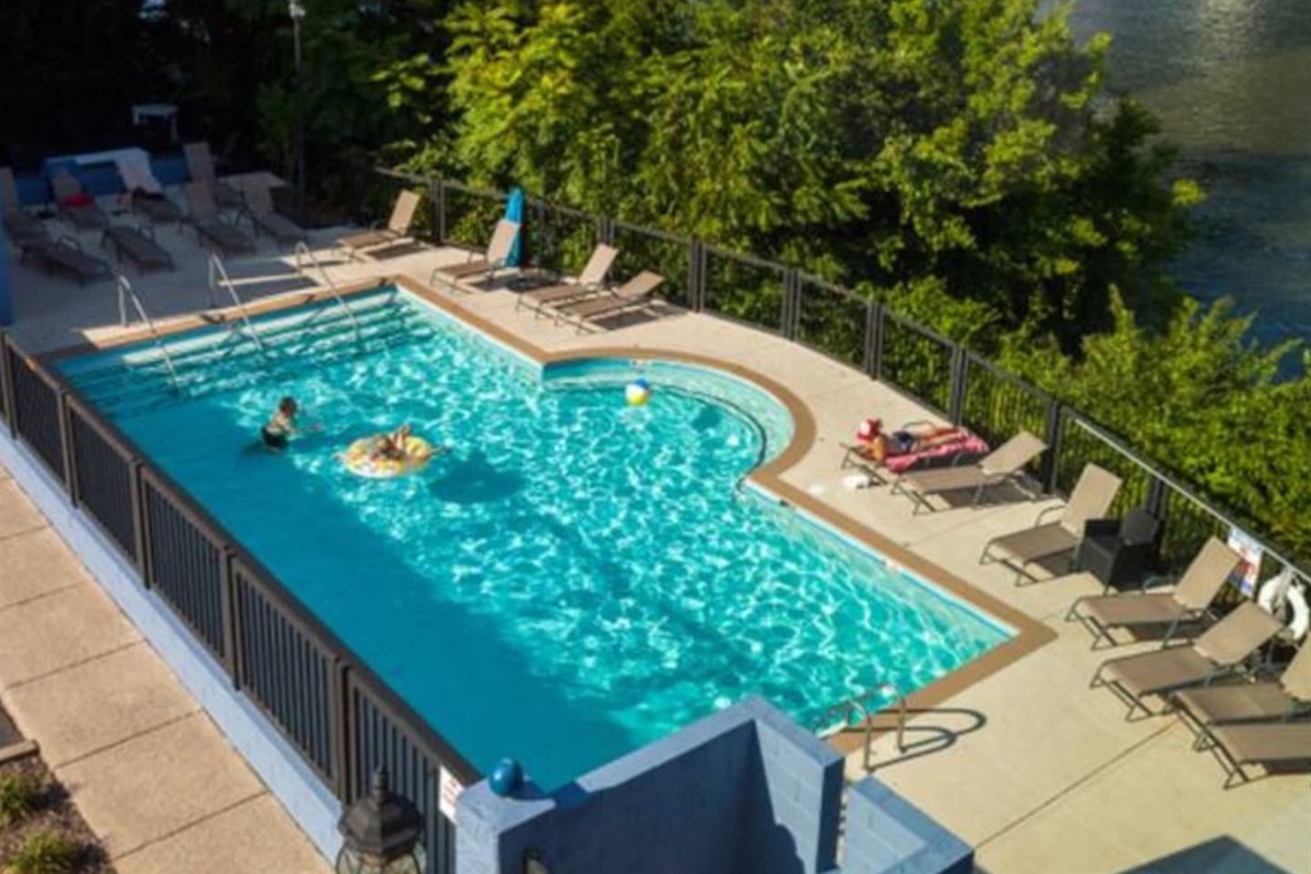 Pool located on the property