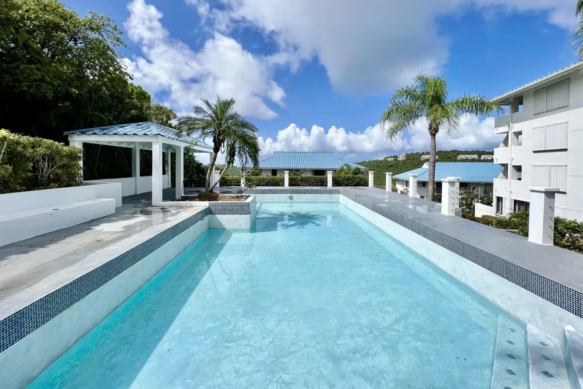 The pool was recently renovated and is ready to welcome you!