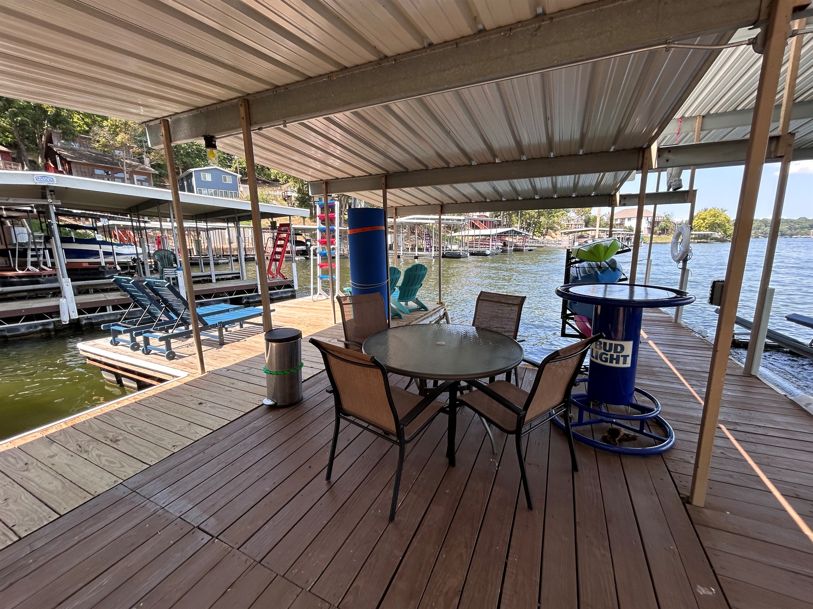 Dock with seating