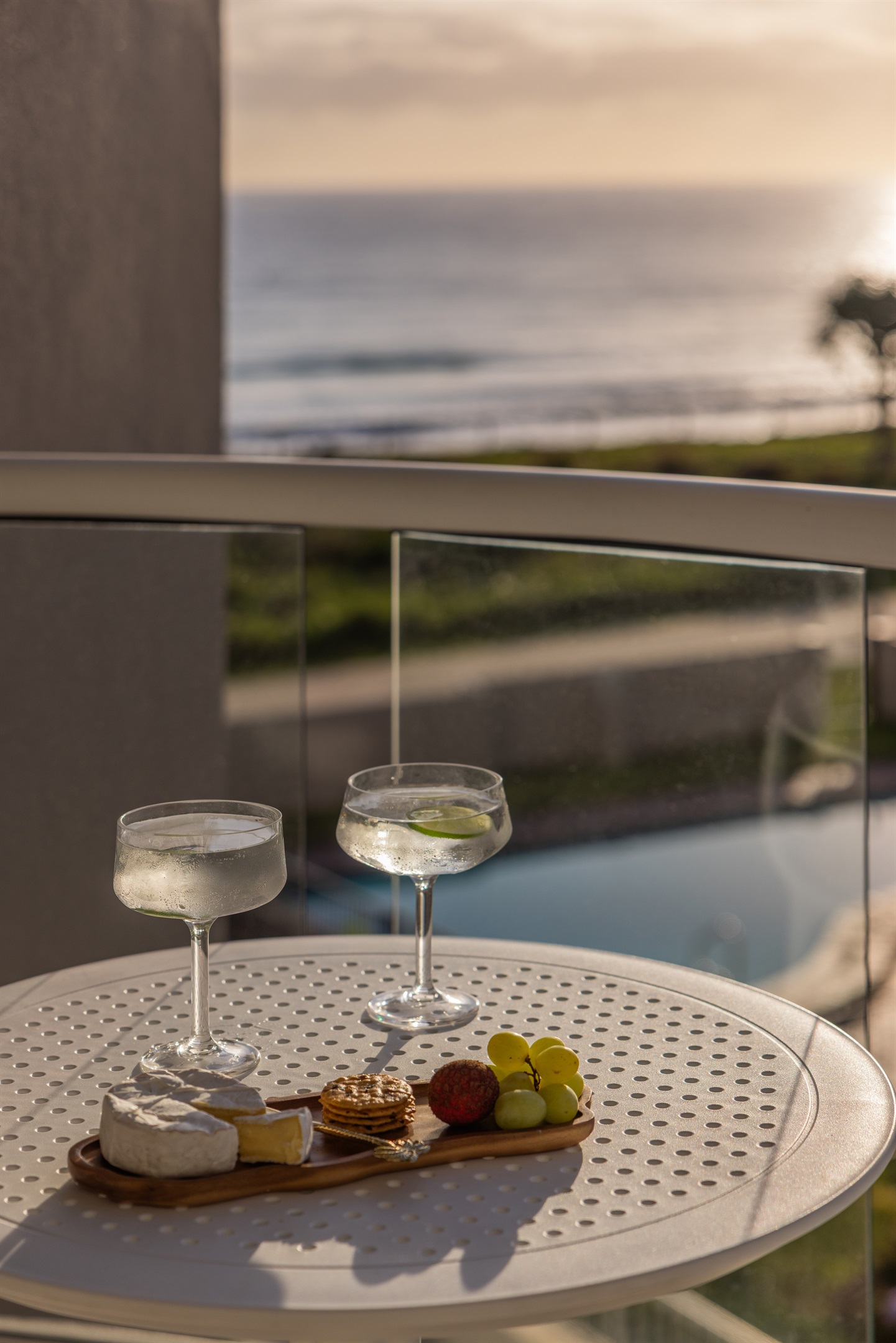 Unwind on your private Studio balcony with coastal breezes and ocean views.