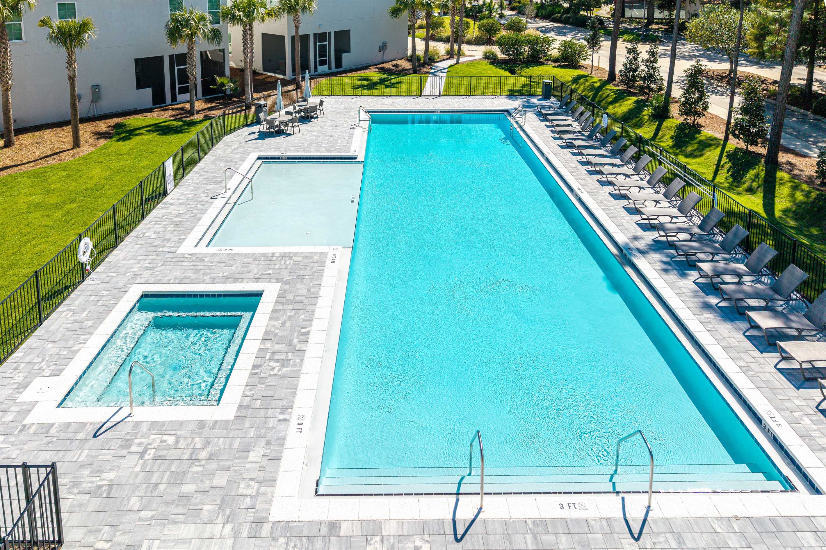 Neighborhood Pool adjoining home