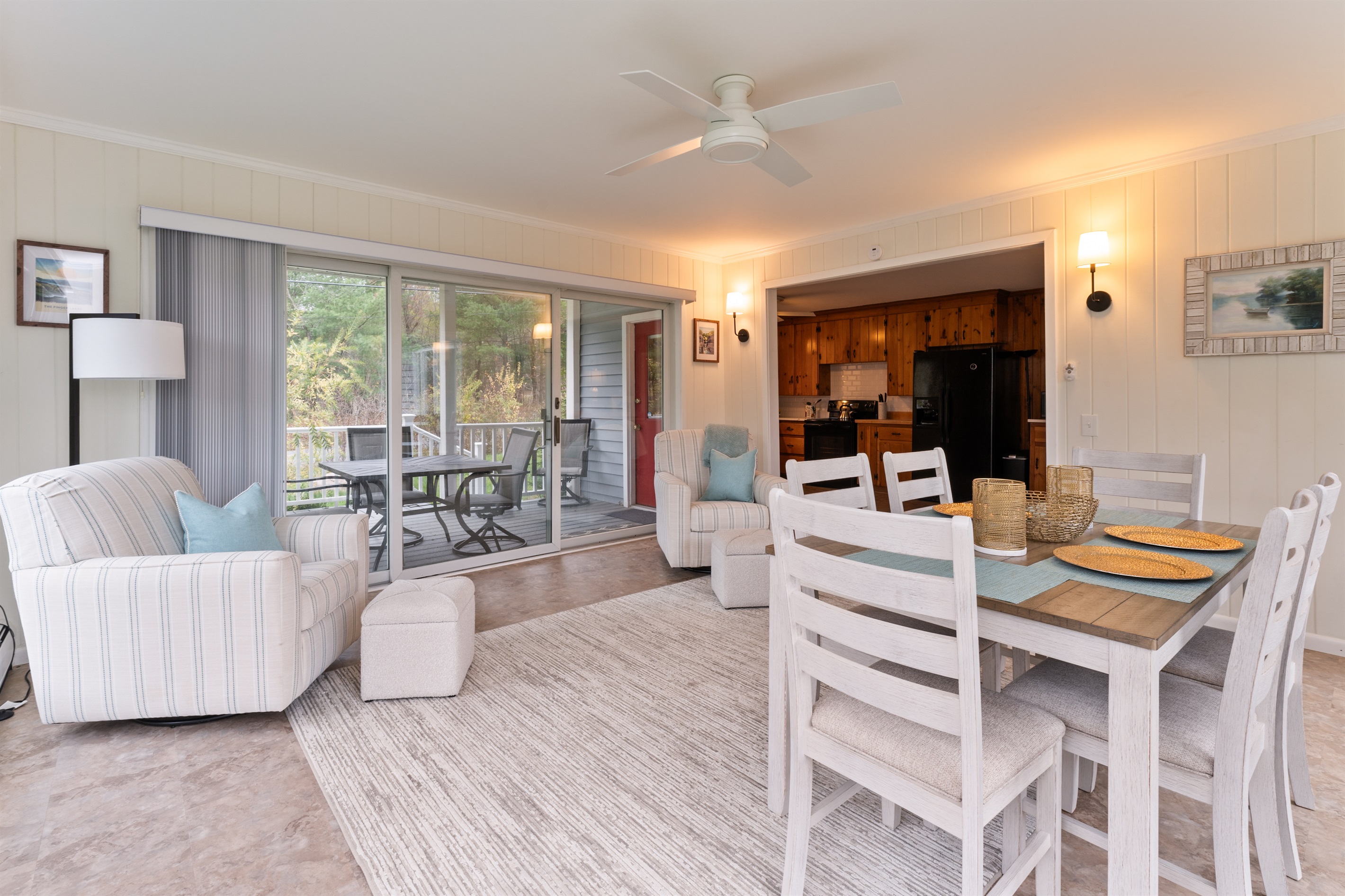 Cozy four season sunroom
