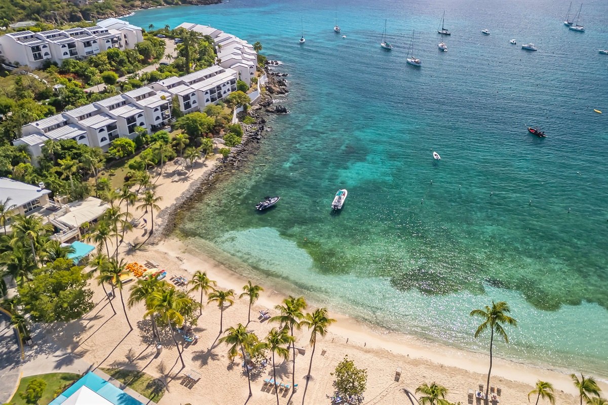 One of the best perks of staying here? The beach is never far away.