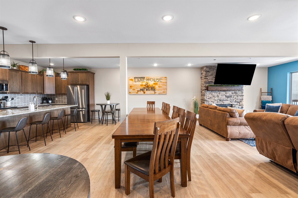 The perfect space for family dinners and entertaining friends