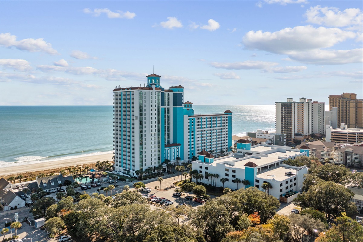 Enjoy views of the Atlantic Ocean from your private balcony