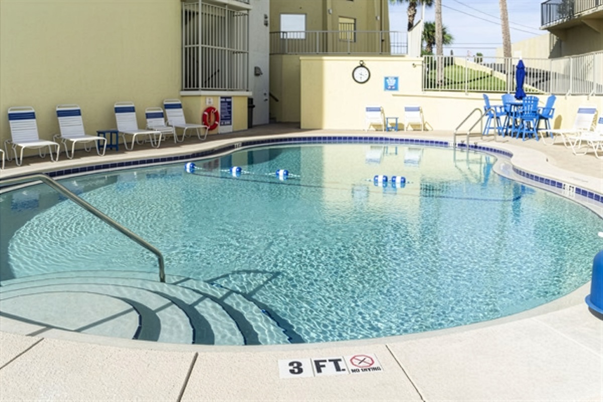 Swimming pool with disabled hoist