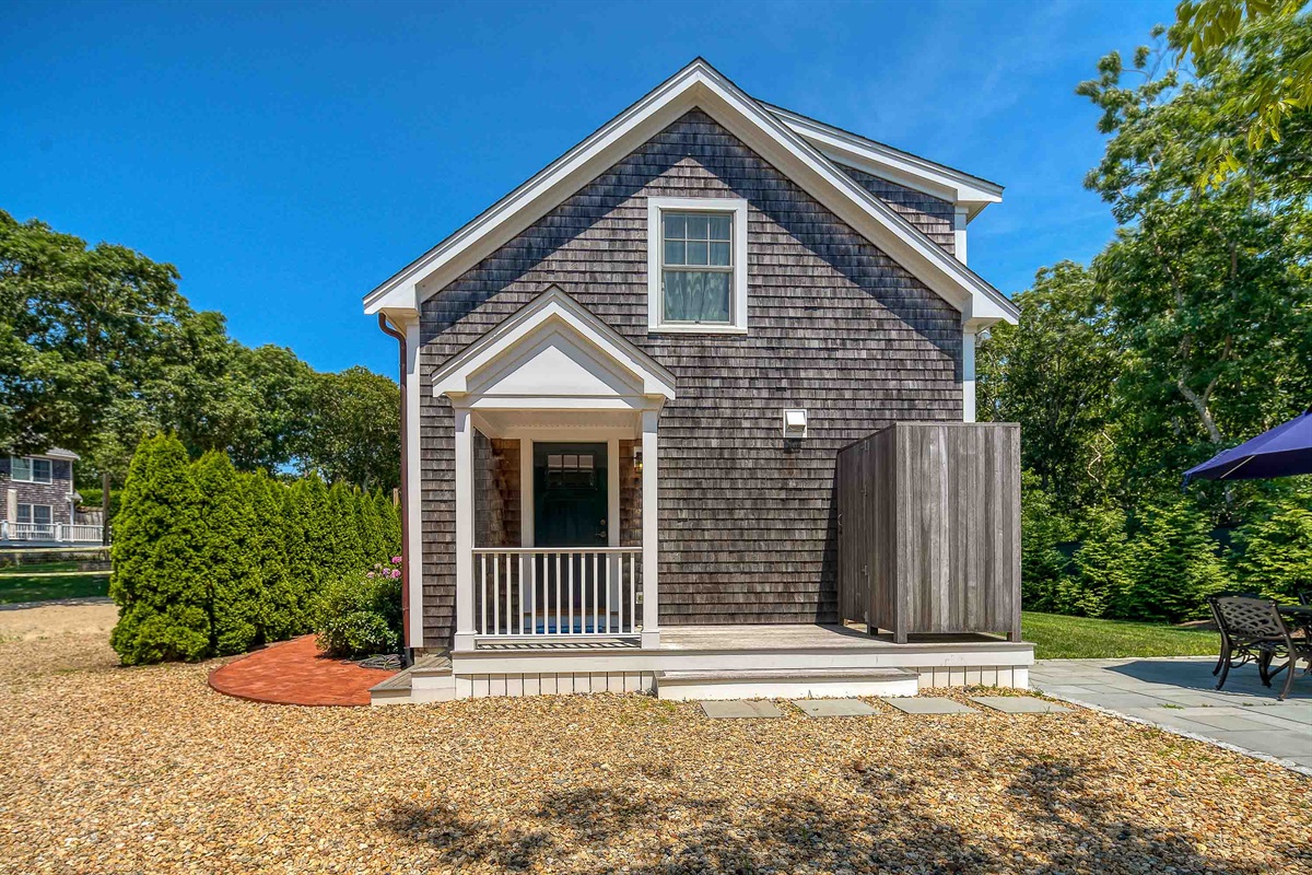 Back of House w outdoor shower