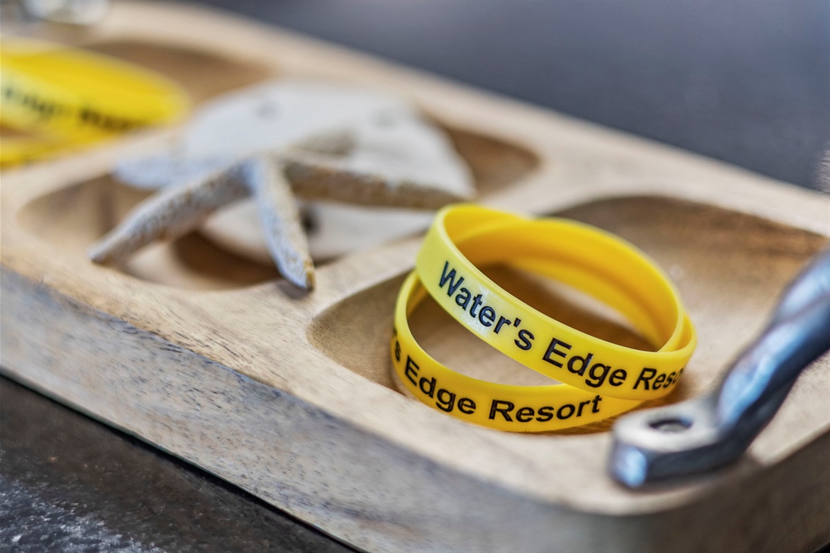 Wrist bands required for use of building amenities!