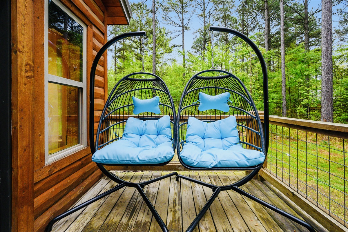 Relaxing Egg chairs