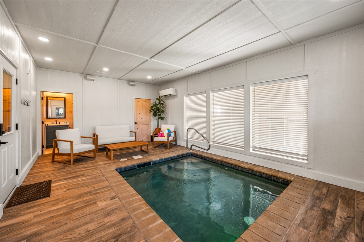 Heated, private pool