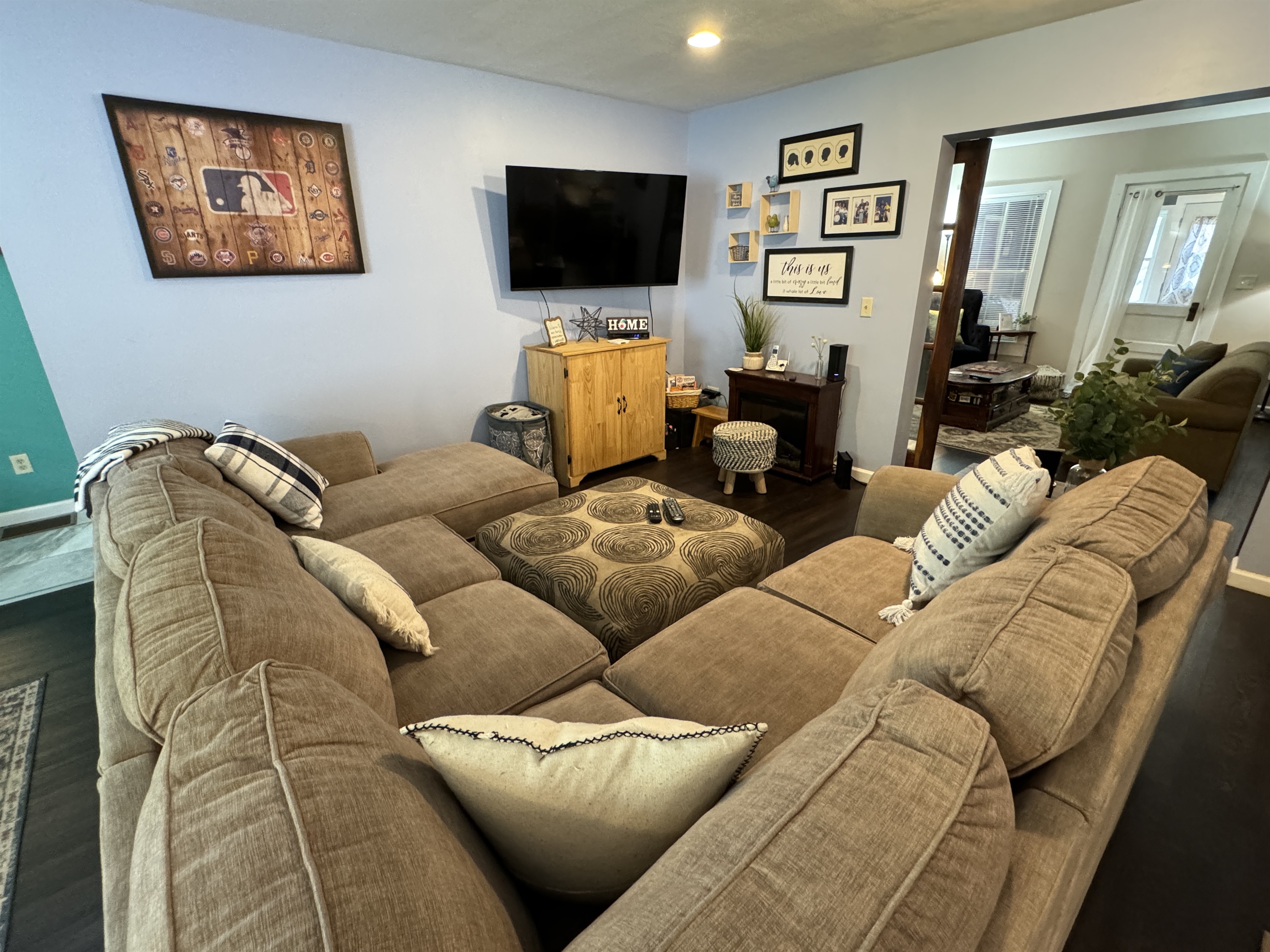 Enjoy a movie night on the Smart TV.