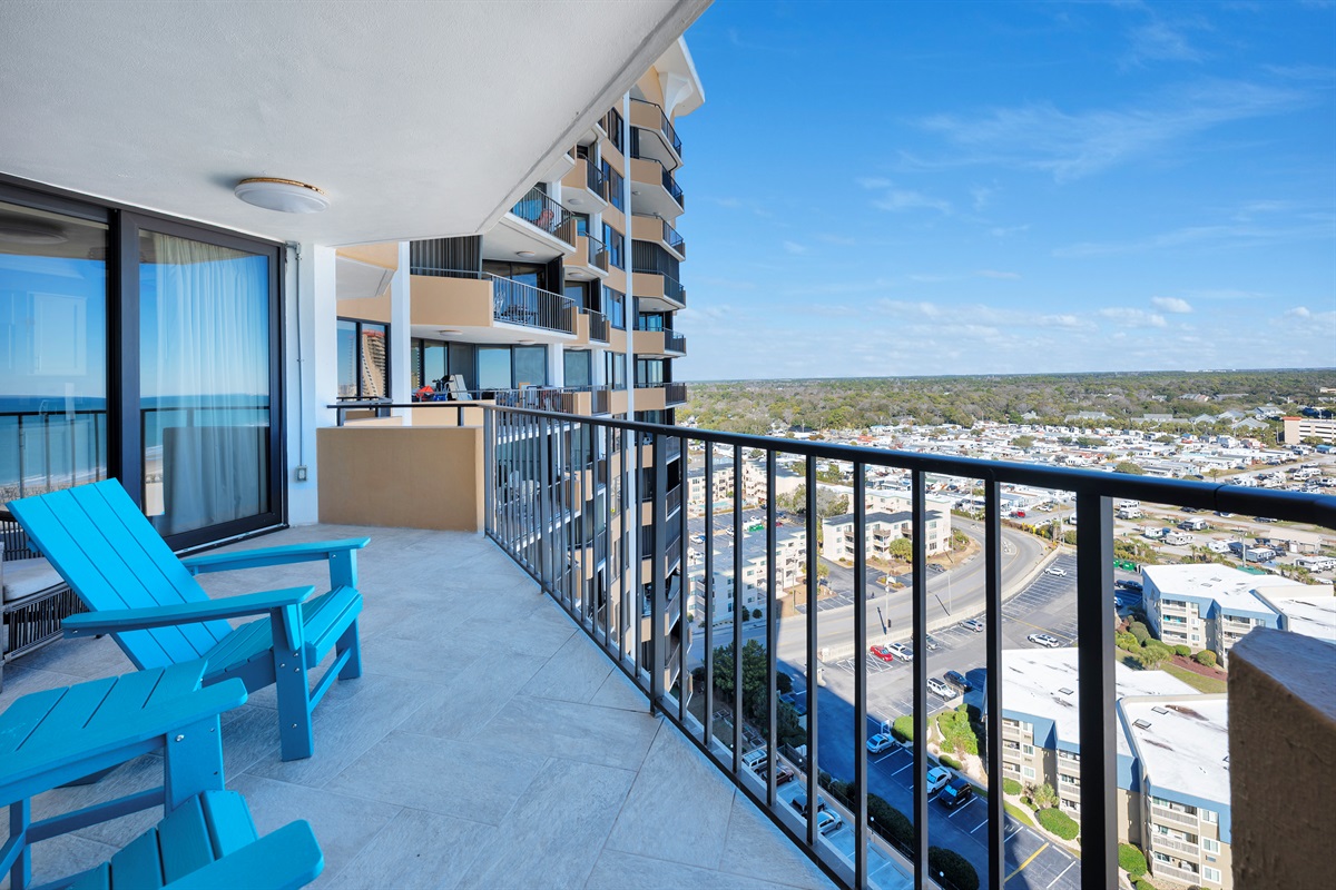 Breathtaking Views from Balcony!